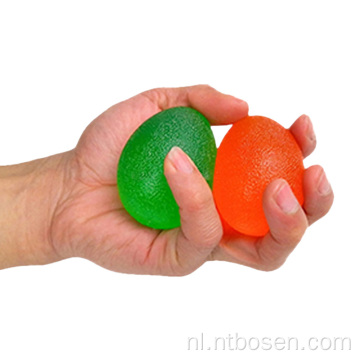 TPR -materiaal Ei -gevormde transparante stressgreep Ball Type Squishy Stress verlichten ballen